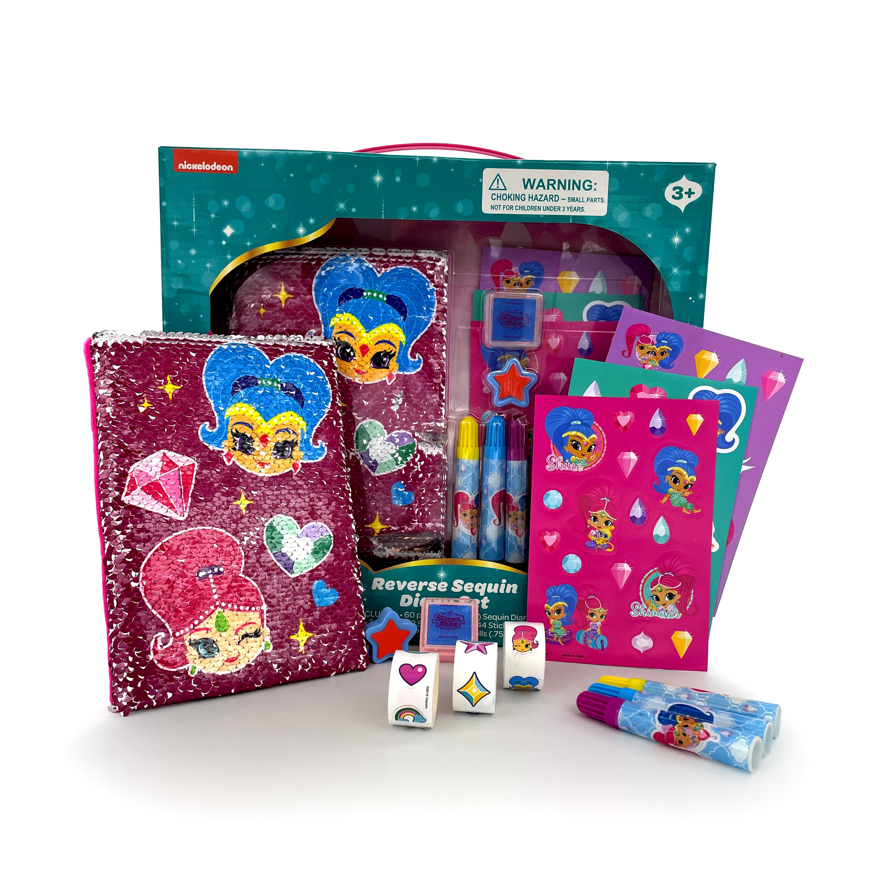 Nickelodeon Shimmer and Shine Diary Set - Sequin Diary Nickelodeon Shimmer and Shine Diary Set - Sequin Diary
