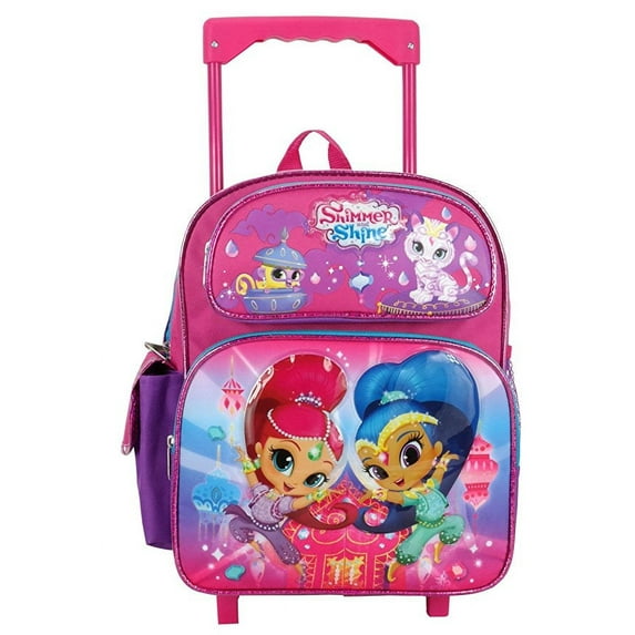Shimmer and Shine toddler 12 Rolling Backpack