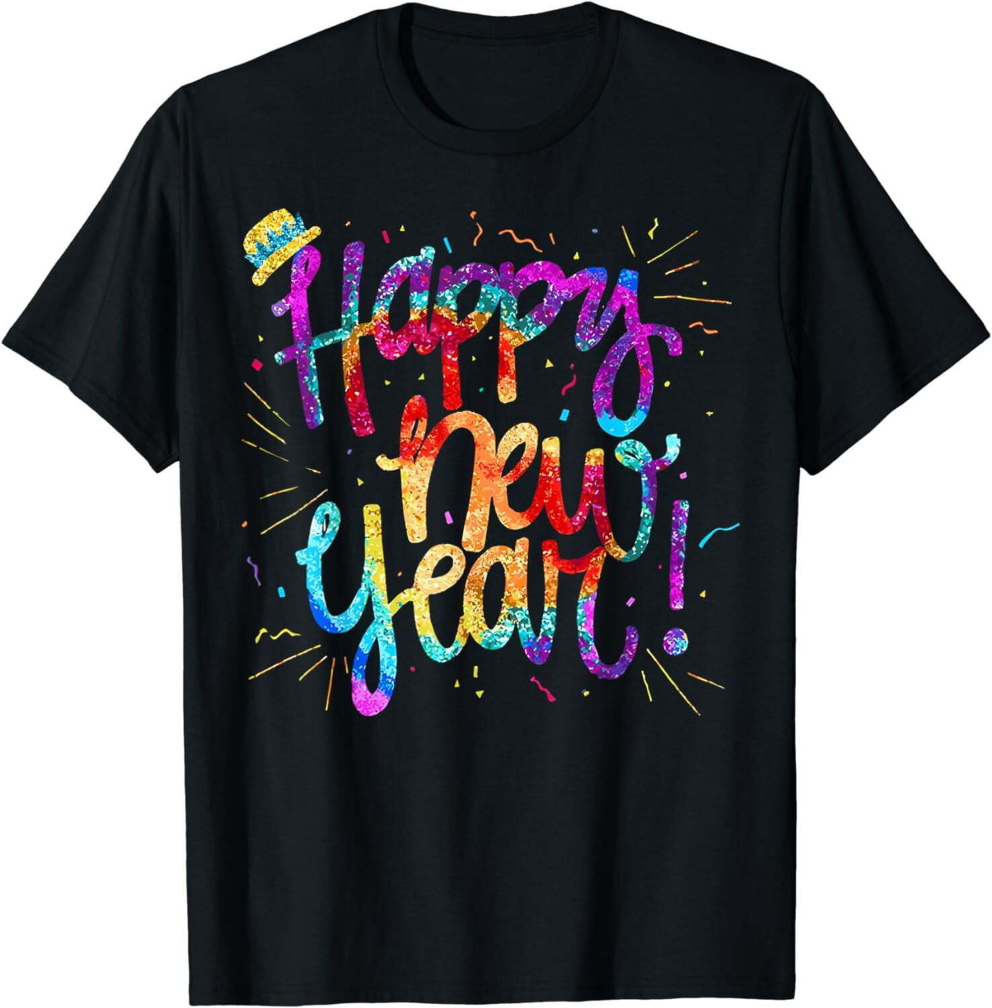 Shimmering Beginnings: 2024 New Year's Eve Celebration Shirt for an ...