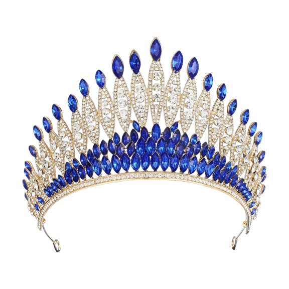 Shimmering Crystal Princess Crowns Headpiece With NonSlip Design For Bride Weddings Ceremony and Special Occasion