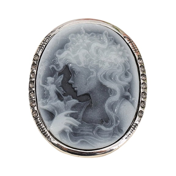 Shimmering Crystal Studded Feminine Brooch High Quality Alloy Wearable Art For Weddings Celebrations