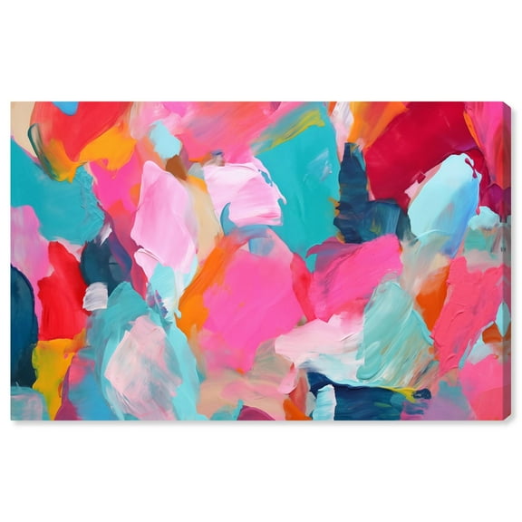 Shimmering Essence I Canvas Maximalist Abstract by Art Remedy, Gallery Wrapped, 36" x 24"