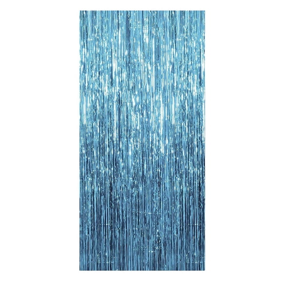 Shimmering Foil Streamers for Weddings Birthdays Elegant Metallic Tinsel Curtain Photo Backdrop Holiday Party Supplies