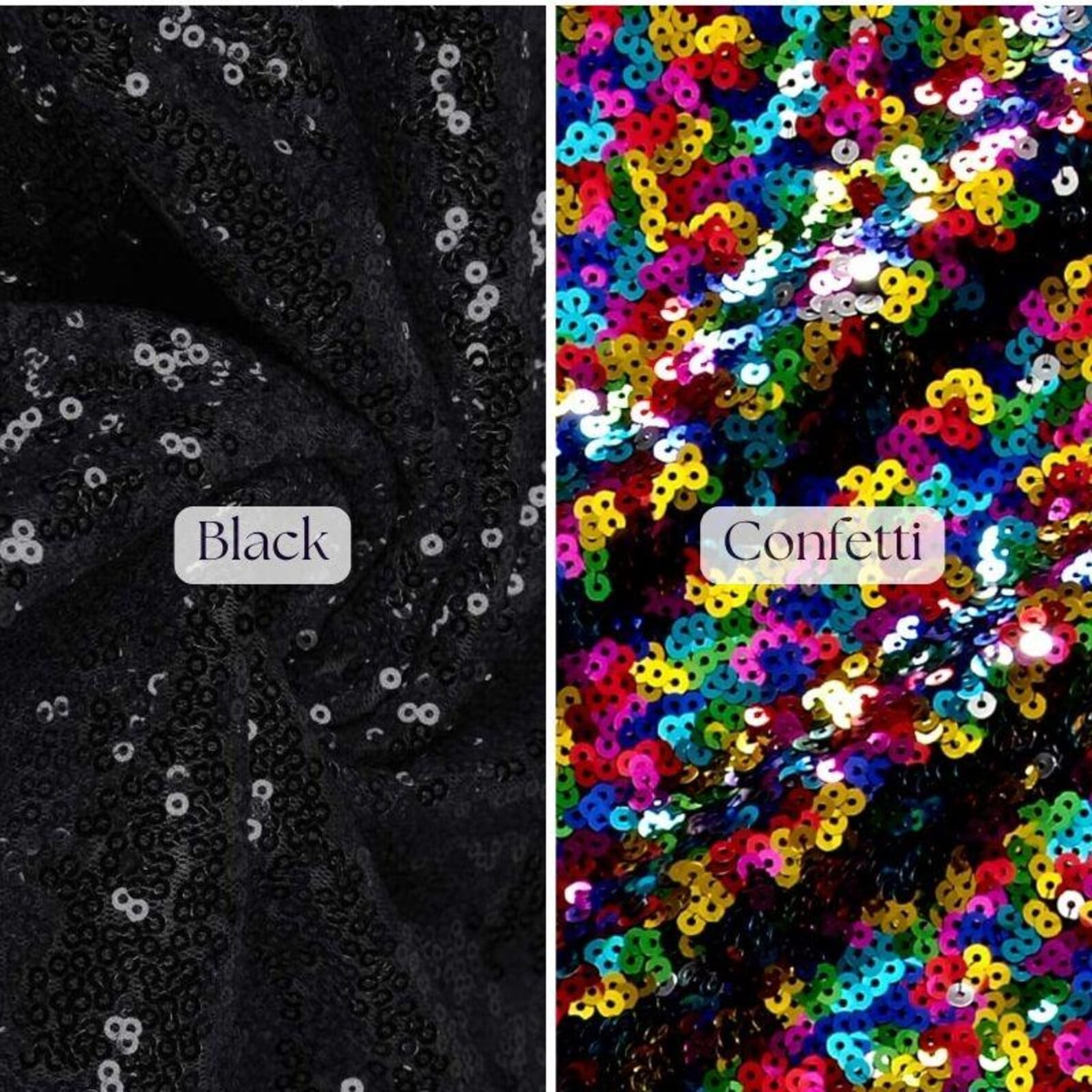 sequin material for dresses Shimmering Iridescent Sequin Fabric by the Yard – 3mm Sequins on Stretch  Mesh, 54” Wide Glitz Material for Dresses, Crafts & Event Décor ( 1 Yard,