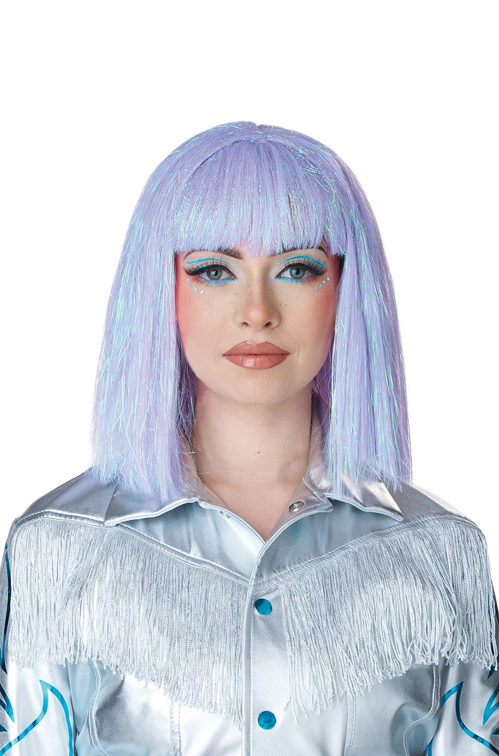 Shimmering Lavender Cosplay Bob Wig Walmart