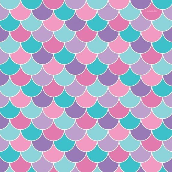 Shimmering Mermaids 5" Gift Wrap (Each)