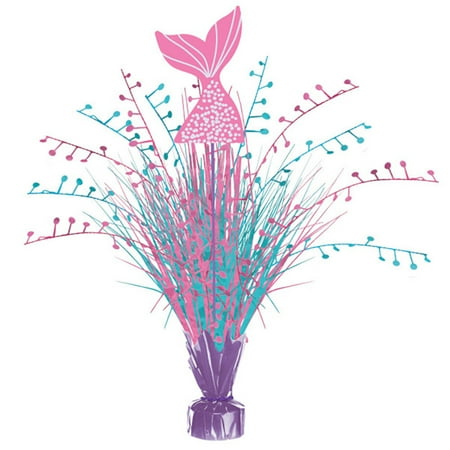 Mermaid 'Shimmering Mermaids' Foil Spray Centerpiece (1ct)