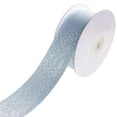 thumbnail image 1 of Shimmering Metallic Textured Weave Ribbon, Blue, 1-1/2-Inch, 10-Yard, 1 of 1