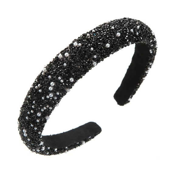 Shimmering Rhinestones Hairband for Women Comfortable and Stylish Hair Accessory High Skull Headband for Various Outfit