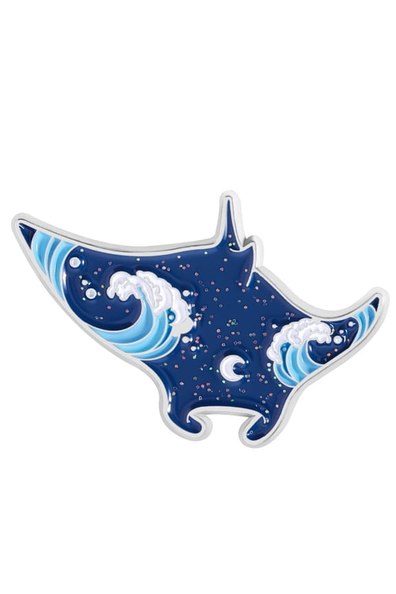 Shimmering SeaAn1ma1Enamel Pins DolphinSha--Designs Alloy Brooch For Clothing Accessories Decoration