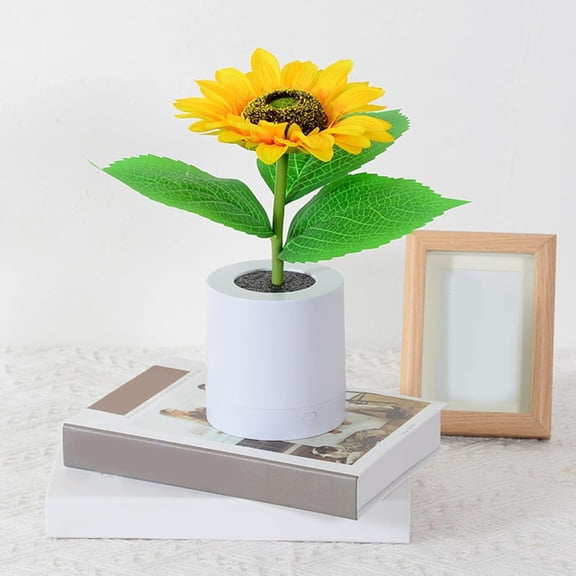 Shimmering Sunflower Lamp, Twinkling Tree Sunflower, Rechargeable Cordless Touch Table Lamp, Valentine's Day Flowers Gifts for Women, Mom, Girlfriend, Wife, Sister