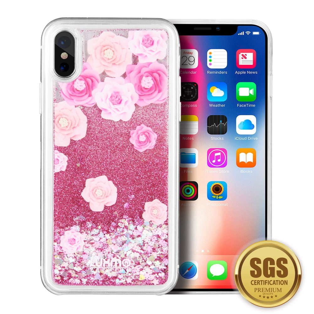 Shimmering Waterfall Protective Skin Case for Apple iPhone X (Exact Fit)