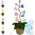 thumbnail image 1 of Shimmernest Lilyglow, Crochet Artificial Lily Flower, Eternalbloom Lily of the Valley Lamp, Ten Petals Little Night Lights, Handcrafted Flower Lamps, Creative Desktop Ornament(Large Colorful), 1 of 7
