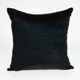 thumbnail image 1 of Shimmy Black Rayon Solid Color Pillow Cover, 1 of 2