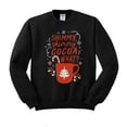 thumbnail image 1 of Shimmy Shimmy Cocoa What Sweatshirt Unisex Large Black, 1 of 5