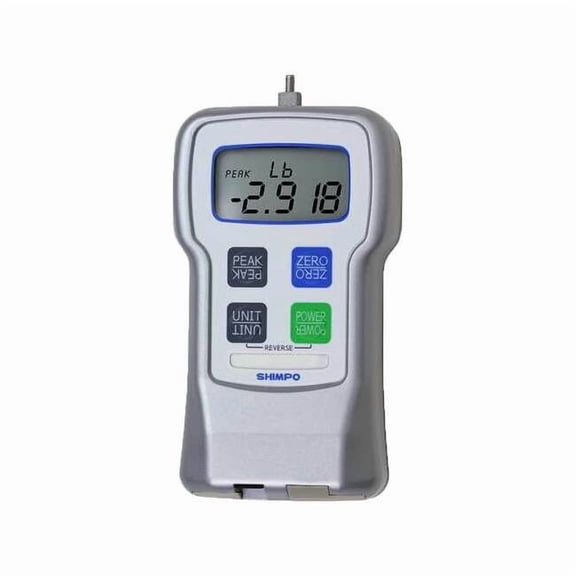 Shimpo Digital Force Gauge,20 lb.,4 Digit LCD FGE-20XY