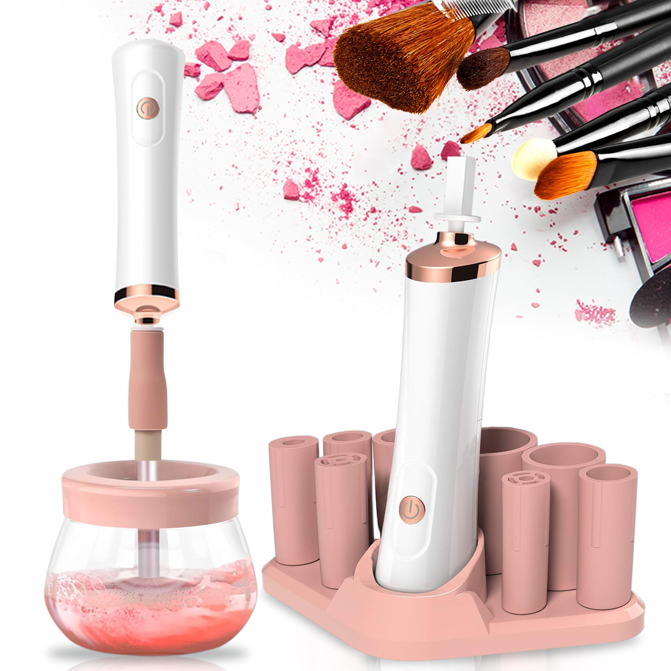 Shimsol Electric Makeup Brush Cleaner Dryer Machine, Automatic Brush