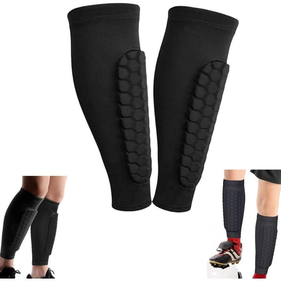 Shin Defender Shin Guards Kids, 2 Pack Shindefender Shin Guards for Soccer Ski Youth Adult
