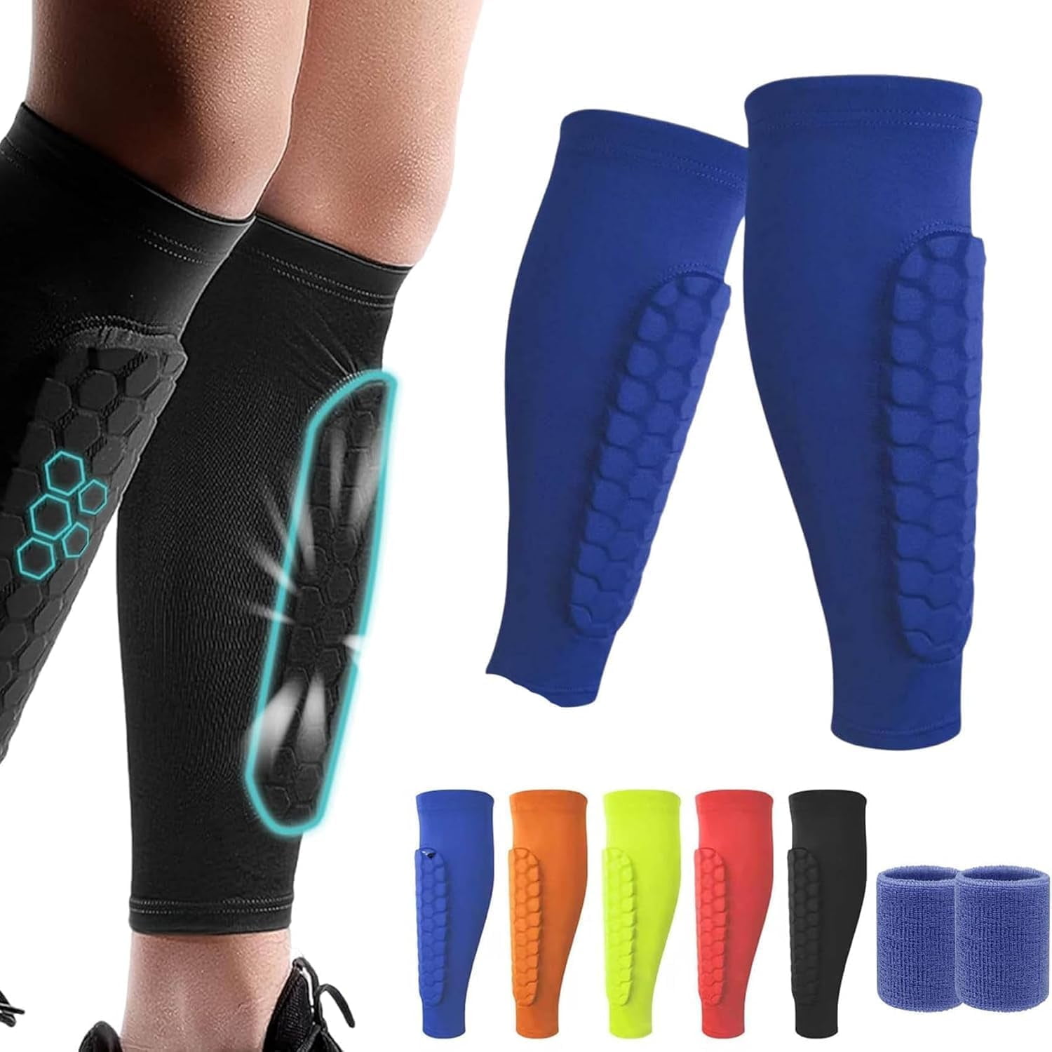 Under Armour Shadow Pro Shin Guards - Black/High Vis Yellow, ArmourFlex Shell With Charged Cushioning