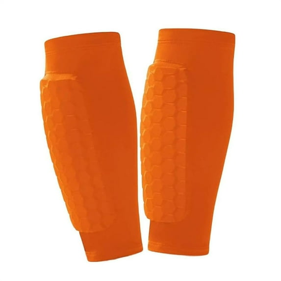 Shin Guard Socks -Pair Set for Kids Youth & Adult, Ski & Soccer Calf Compression Sleeves with Honeycomb Pads, Breathable Lightweight Anti-Collision Leg Protection for Skiing Snowboarding Xl