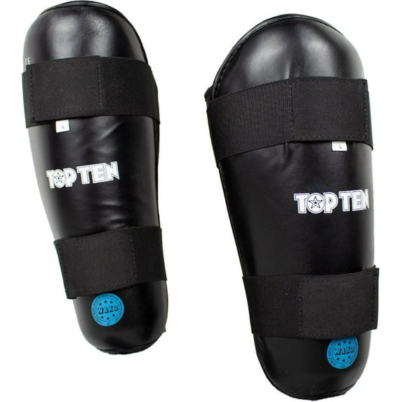 Shin Guard Top Ten WAKO - black, 3208-99