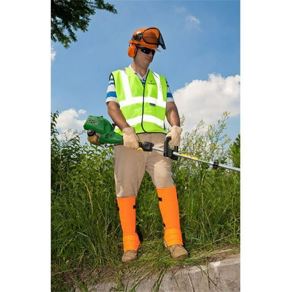 Shin Guardz Safety Orange - One Size Fits All
