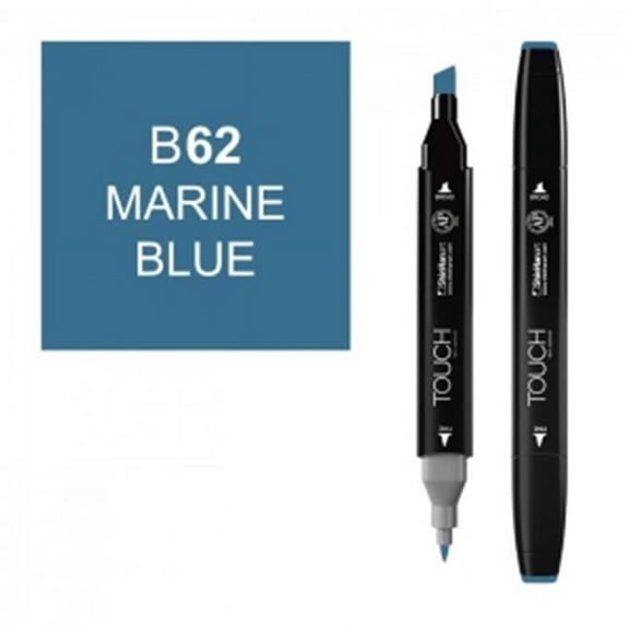 ShinHan Art 1110062-B62 Twin Marine Blue Marker,