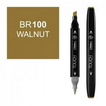 ShinHan Art 1110100-BR100 Twin Walnut Marker,