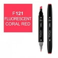 thumbnail image 1 of ShinHan Art 1110121-F121 Twin Fluorescent Coral Red Marker,, 1 of 2