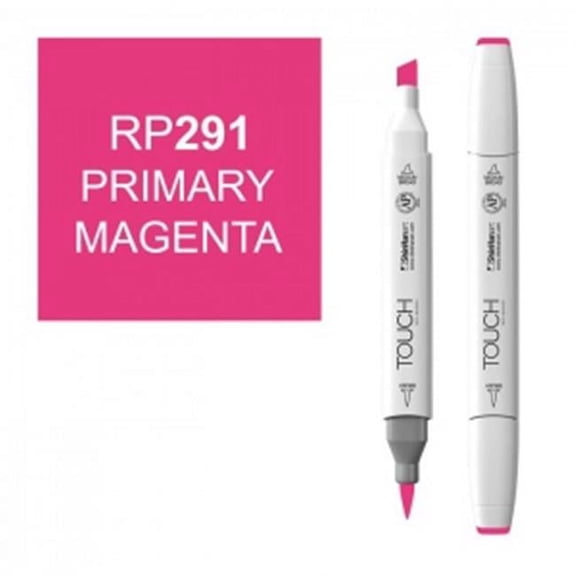 ShinHan Touch Twin Brush Marker - Primary Magenta RP291