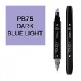 thumbnail image 1 of ShinHan TOUCH TWIN Art Marker Broad Chisel / Fine Bullet Tips - Dark Blue Light, 1 of 2