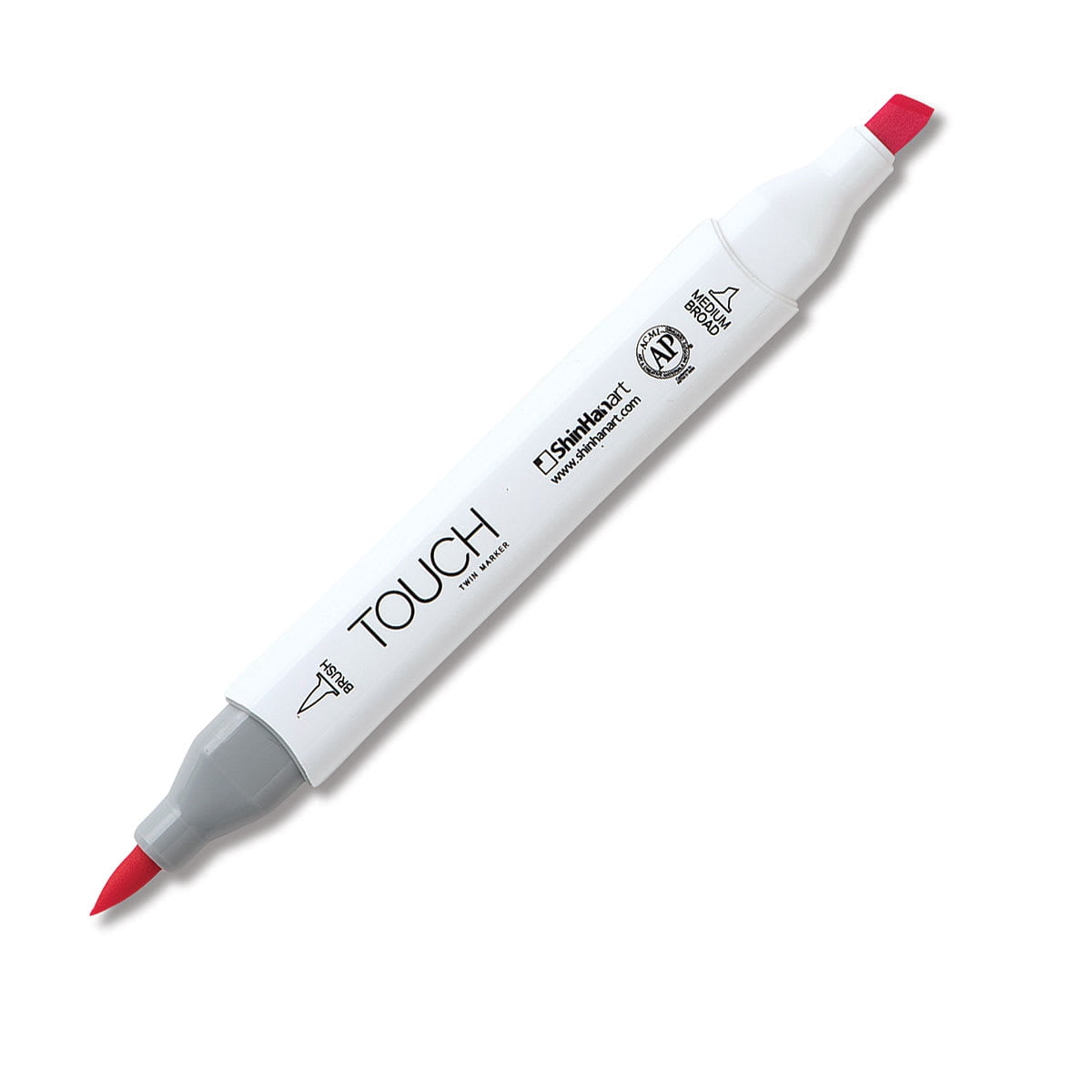 ShinHan Touch Twin Brush Marker - Fluorescent Rose F125 - Walmart.com