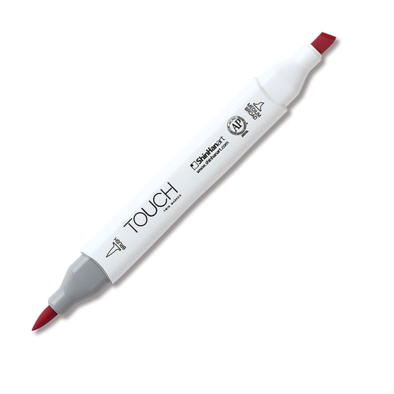 ShinHan Touch Twin Brush Marker - Vivid Red R4