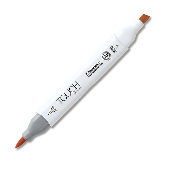 ShinHan Touch Twin Brush Marker - Yellow Y34