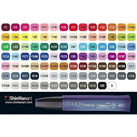ShinHan Touch Twin Marker Refill Ink R1 Wine Red