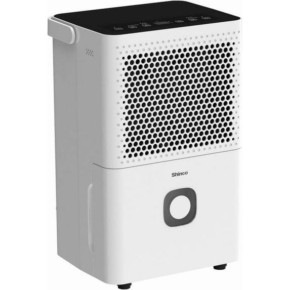 Shinco 30 Pints Dehumidifier for Home and Basements, 1500 Sq.Ft Dehumidifiers with Drain Hose, Auto or Manual Drainage, Auto Defrost, Quietly Remove Moisture, Activated Carbon Filter, 24HR Timer