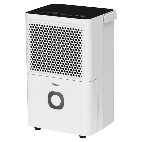 Shinco Dehumidifier w/ Lightweight Design & Quiet Operation for 1500 Sq Ft