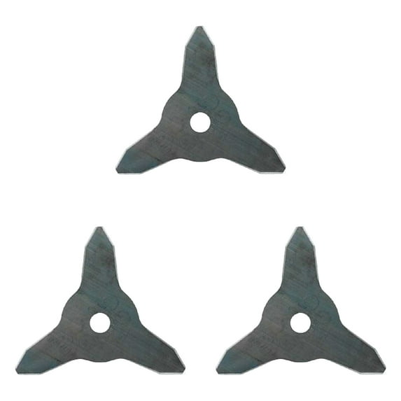 Shindaiwa Genuine 3-Pack of 10" 3-Tooth Grass & Weed Blade 80771-3PK