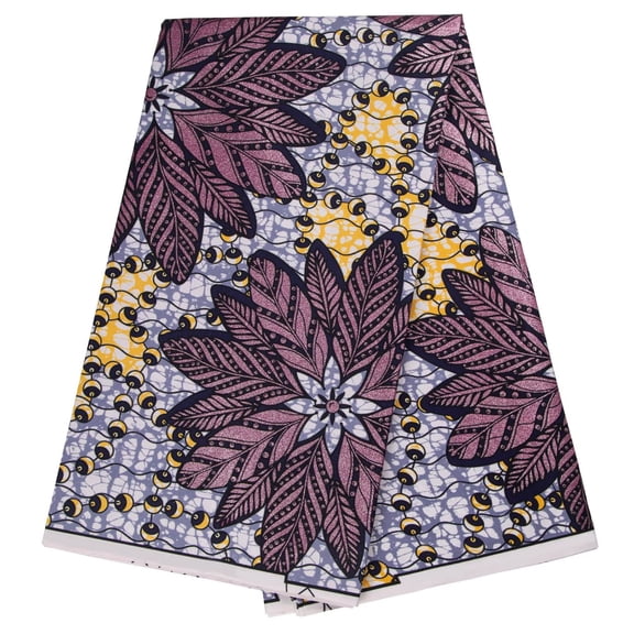 Shine 6 Yards/Pcs African Batik Fabric Ankara Wax Print Tribal Bronzing Gold Stamping Fabric Dashiki Polyester