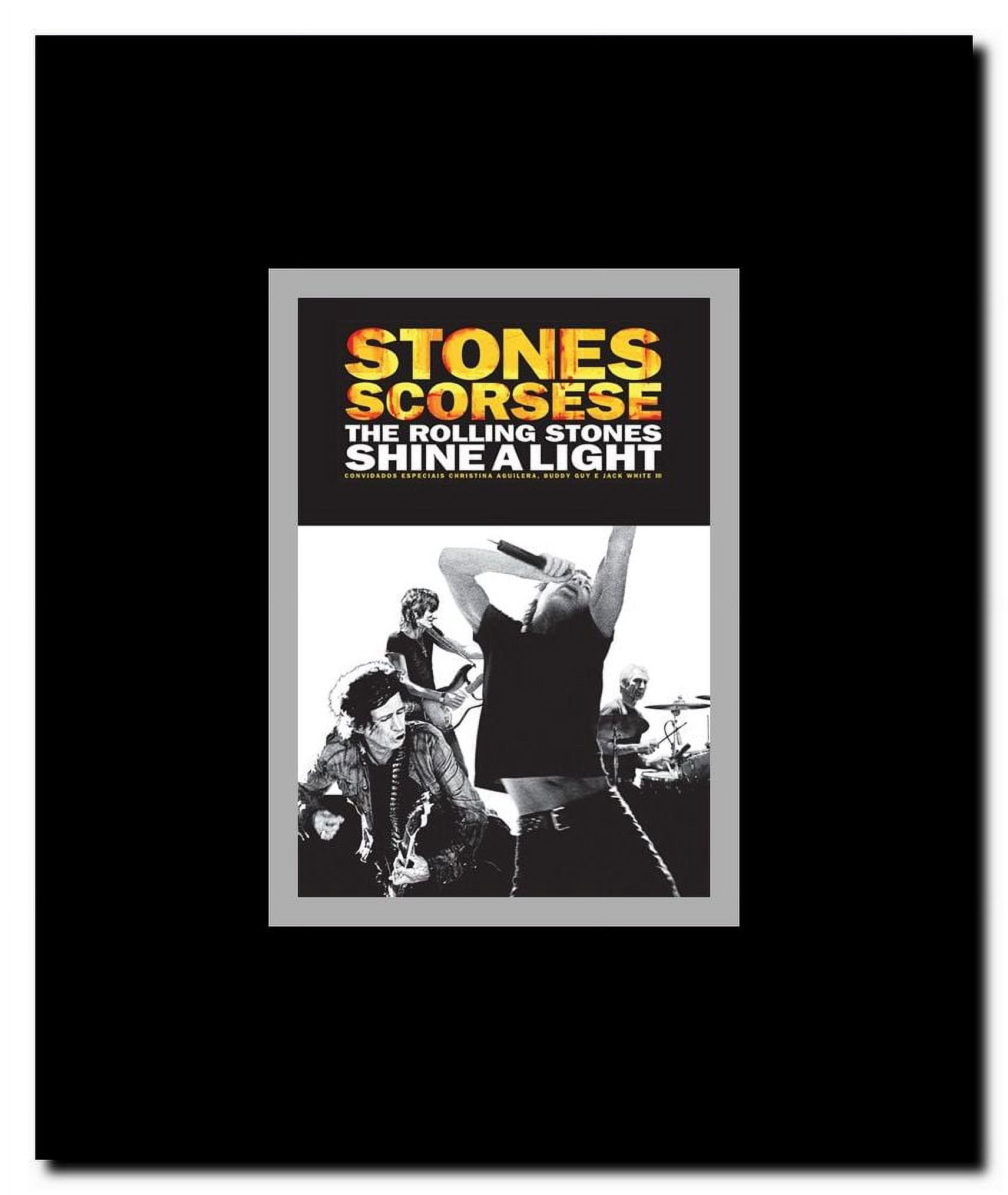 Shine A Light Framed Movie Poster