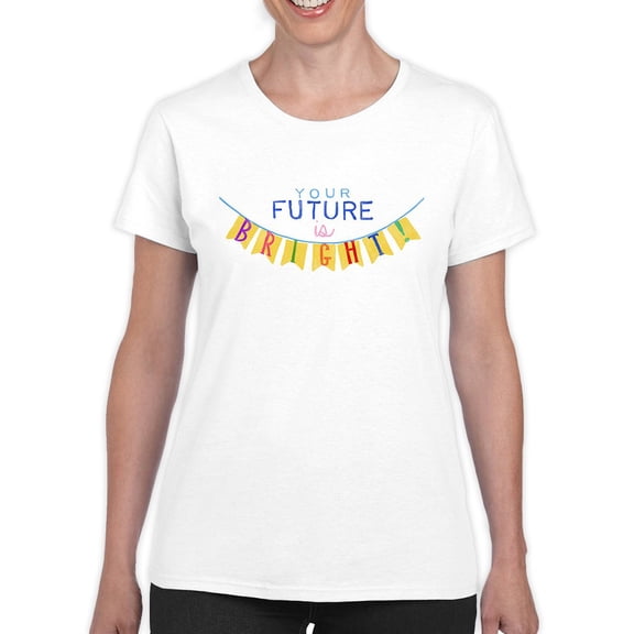 Shine Bright Graduate D T-Shirt Women -June Erica Vess Designs, Female 3X-Large