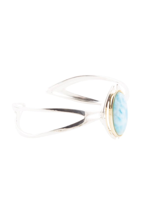 Shine Bright Larimar Cuff Bracelet