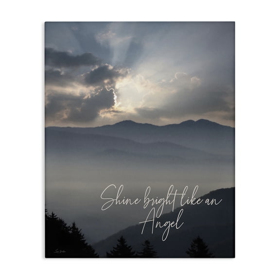 Stupell Industries Shine Bright Mountain Landscape Canvas Wall Art, design by Lori Deiter
