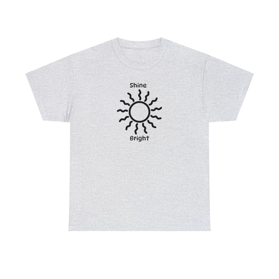 Shine Bright Sun Unisex Heavy Cotton Tee