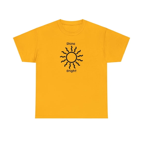 Shine Bright Sun Unisex Heavy Cotton Tee