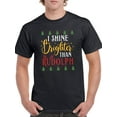 thumbnail image 1 of Shine Brighter Than Rudolph T-Shirt Men -Smartprints Designs, Male Large, 1 of 4