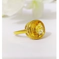 thumbnail image 1 of Shine Citrine Ring-14k Gold Plated Citrine Ring-Golden Citrine Gemstone Ring-Citrine Jewelry for Women-Wedding Ring Gift, 1 of 1