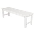 thumbnail image 1 of Shine Company 4205WT Belfort 60 in. Backless Garden Bench - White, 1 of 4