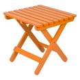 thumbnail image 1 of Shine Company Adirondack Square Folding Table - Tangerine, 1 of 5