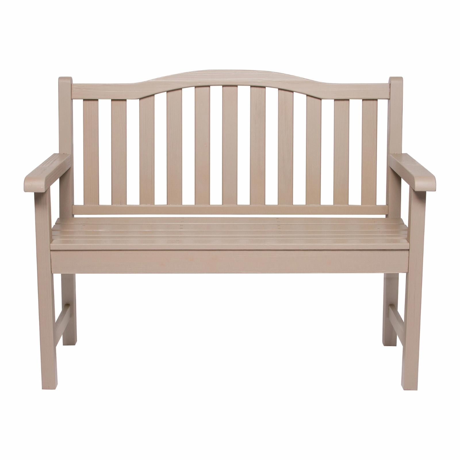 Garden bench curved online back